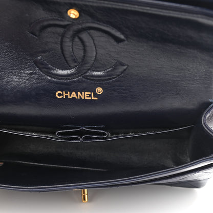 Chanel Lambskin Quilted Small Double Flap Navy 4 of 19