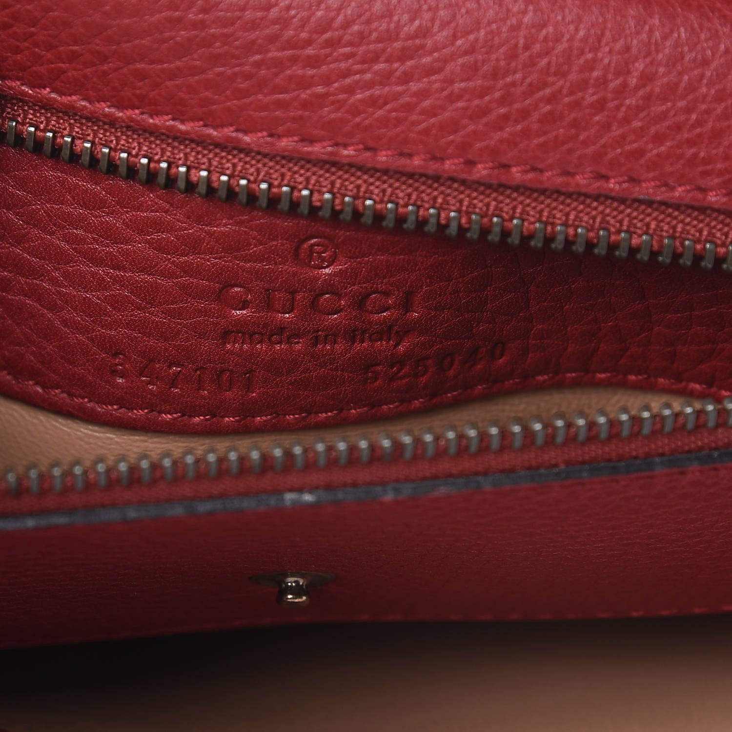 Gucci Calfskin Medium Nouveau Fringe Shoulder Bag Red 6 of 8