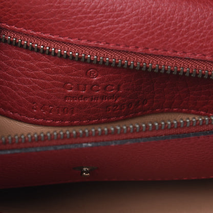 Gucci Calfskin Medium Nouveau Fringe Shoulder Bag Red 6 of 8