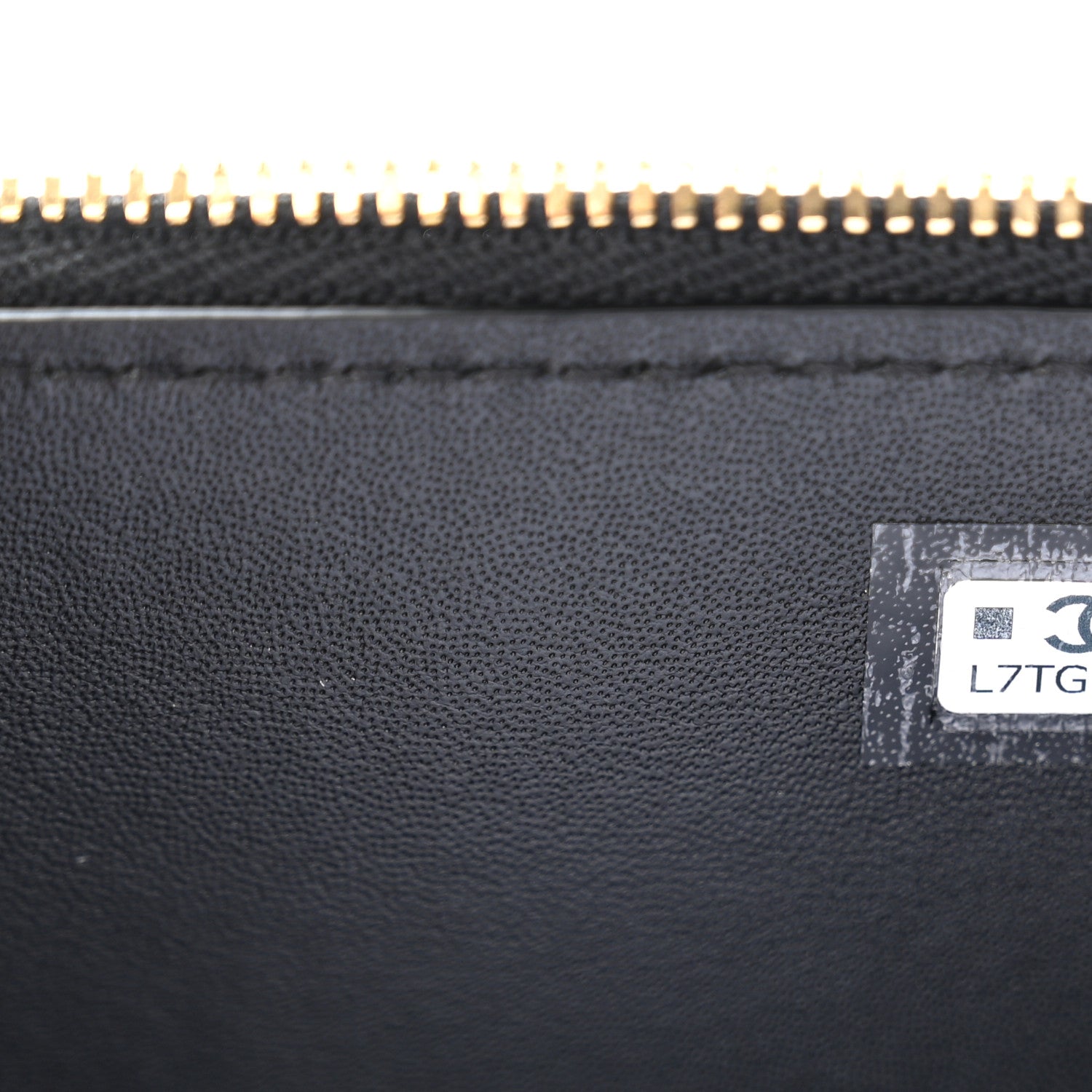Chanel Calfskin Crocodile Embossed Crococo Small Top Handle Vanity Case With Chain Black 7 of 11
