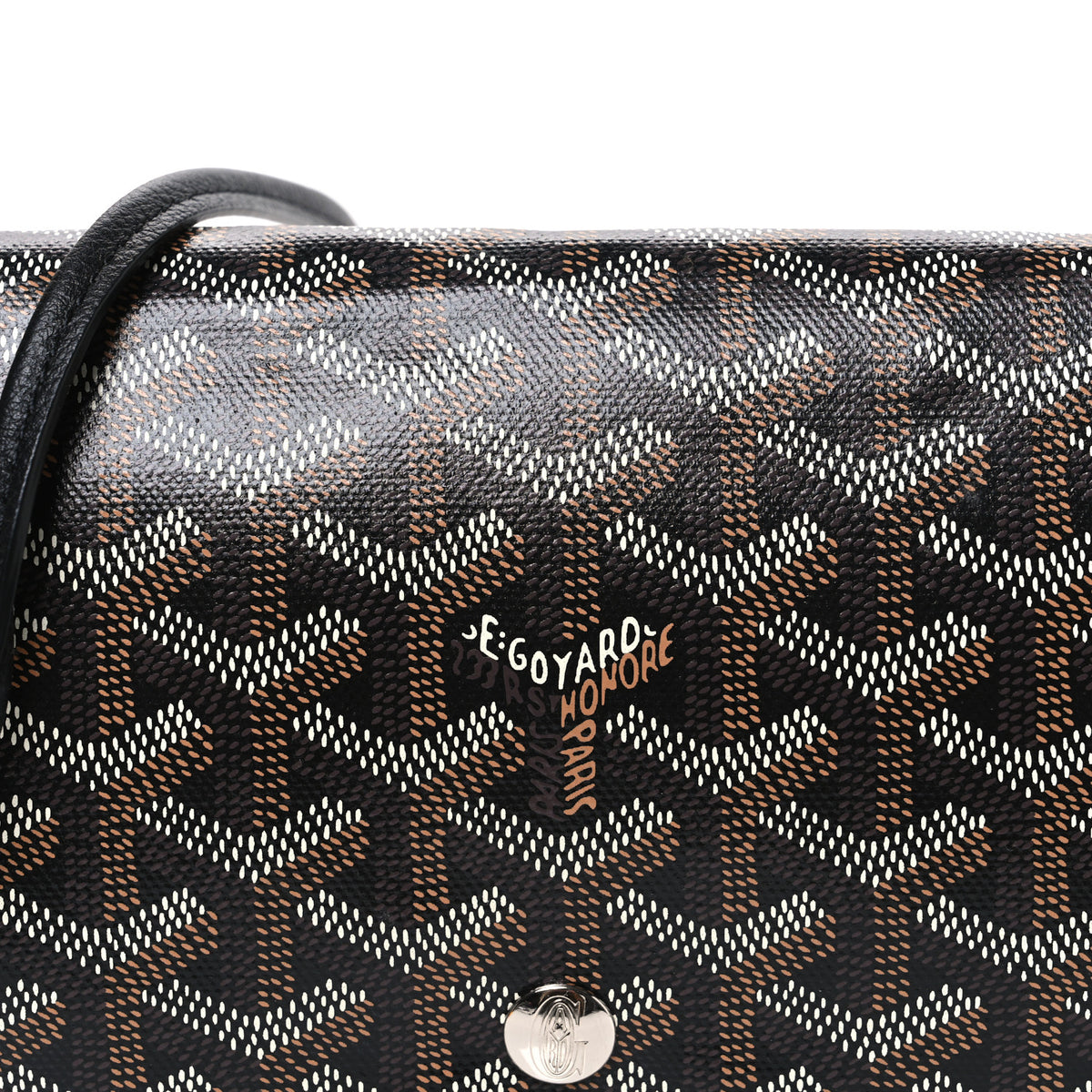 Goyard Goyardine Plumet Wallet Clutch Black 8 of 10