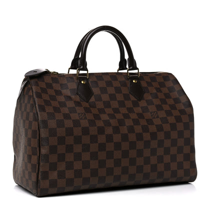 Louis Vuitton Damier Ebene Speedy 35 3 of 12