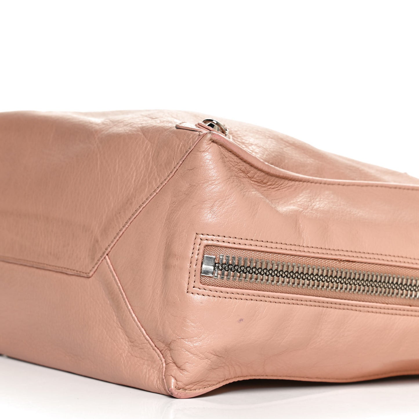 Veau Papier A5 Zip Around Tote Beige Desert