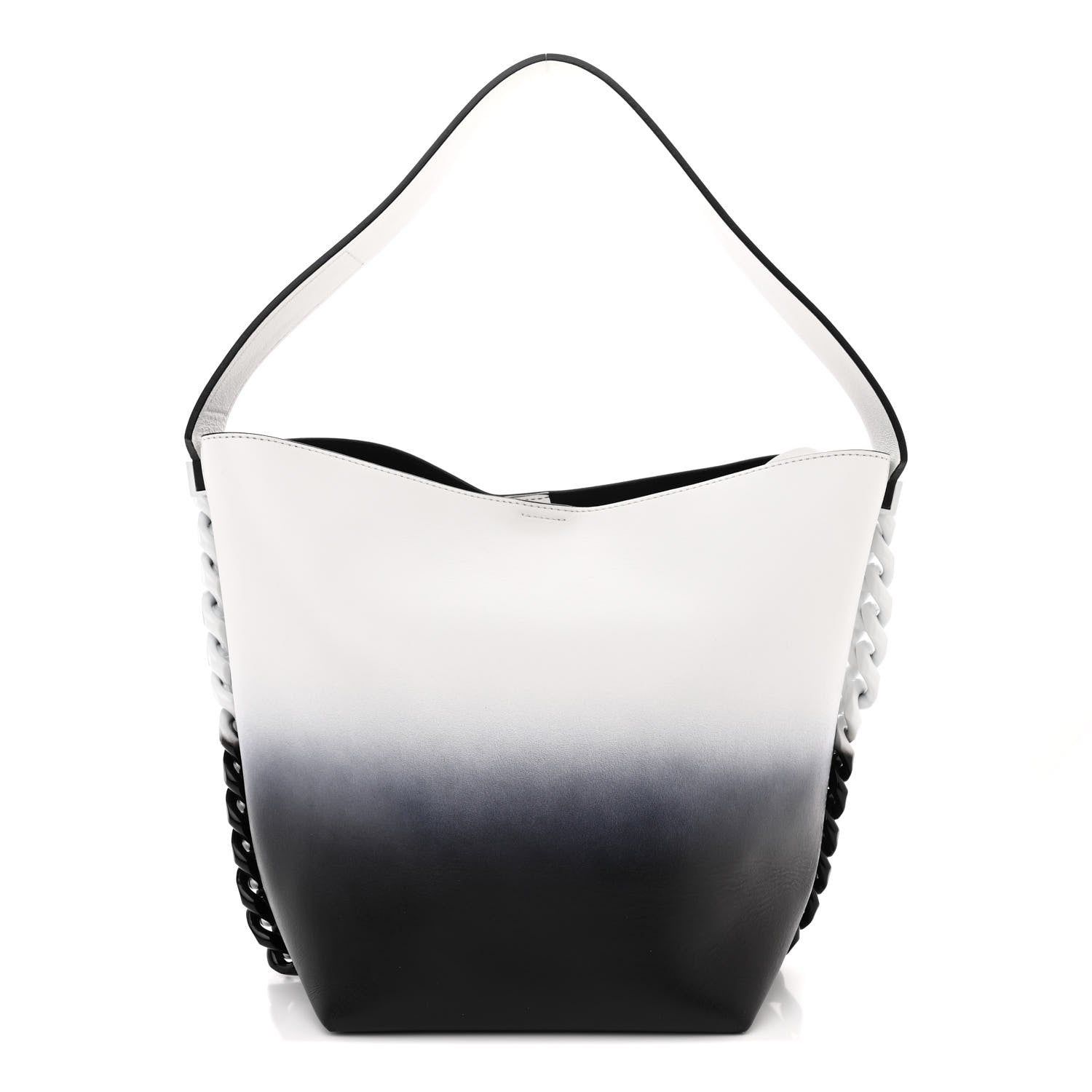 Givenchy Calfskin Degrade Infinity Bucket Bag Black White 1 of 13