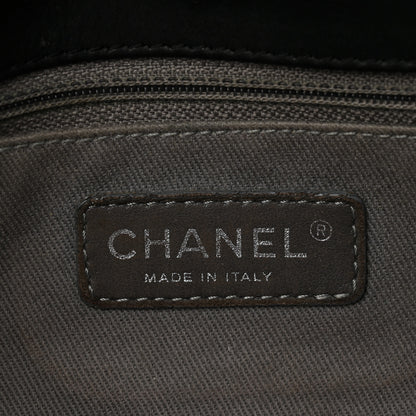 Chanel Iridescent Calfskin Glint Flap Black 6 of 10