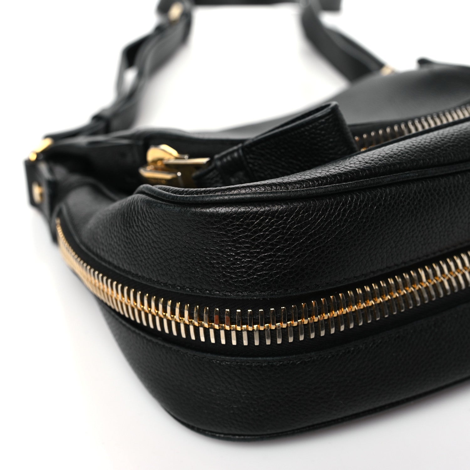 Tom Ford Grained Calfskin Medium Jennifer Crossbody Bag Black 8 of 11