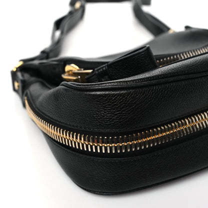 Tom Ford Grained Calfskin Medium Jennifer Crossbody Bag Black 8 of 11