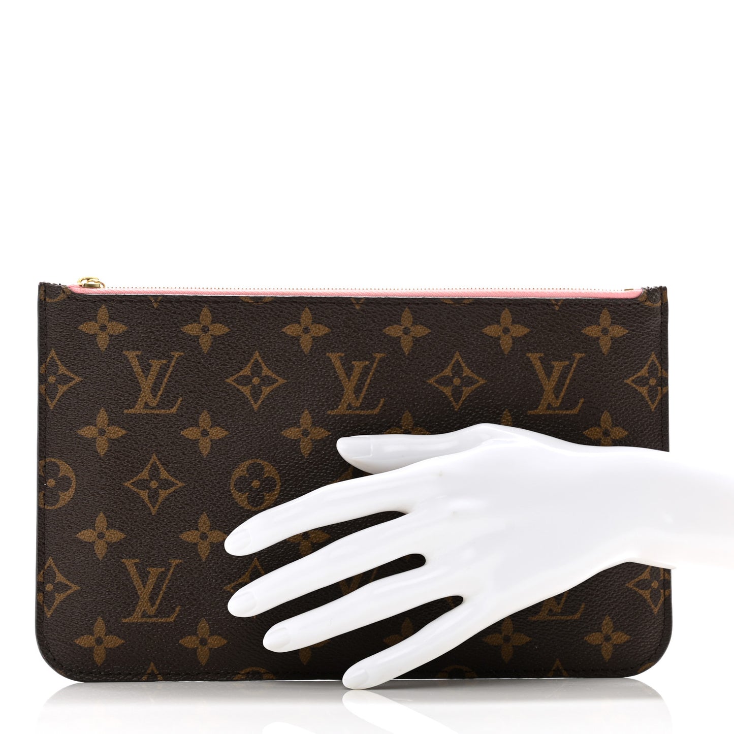 Monogram Neverfull MM GM Pochette Rose Ballerine