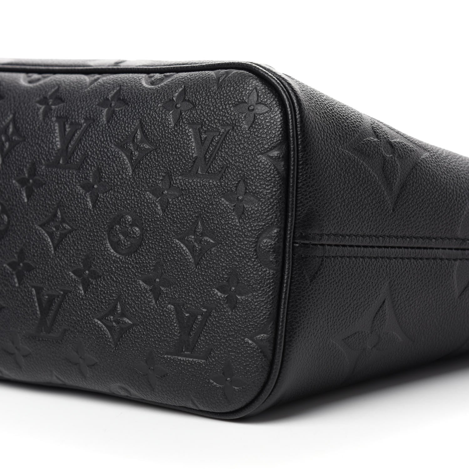Louis Vuitton Empreinte Monogram Giant Neverfull MM Black 7 of 11