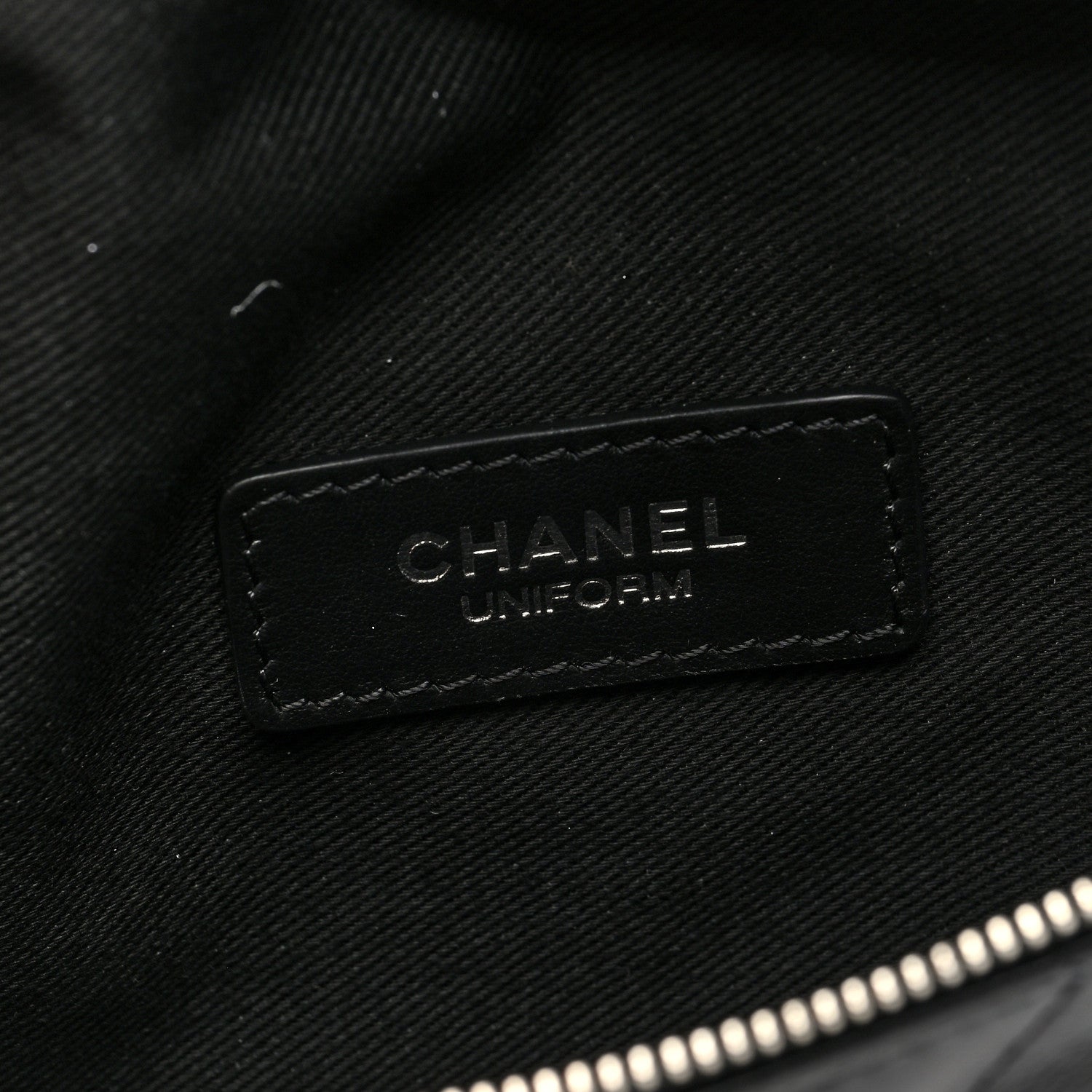 Chanel Calfskin Quilted Waist Belt Bag Black 6 of 10
