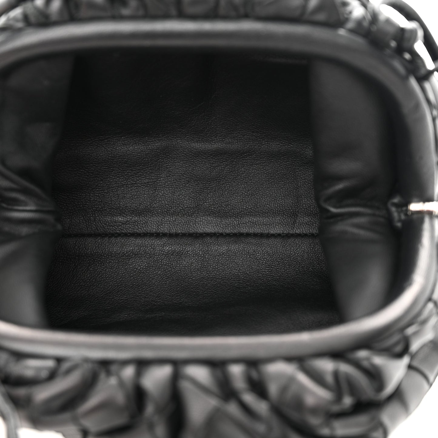Nappa Intrecciato The Mini Pouch Black