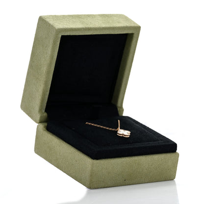 Van Cleef & Arpels 18K Yellow Gold Mother of Pearl Sweet Alhambra Pendant Necklace 6 of 6