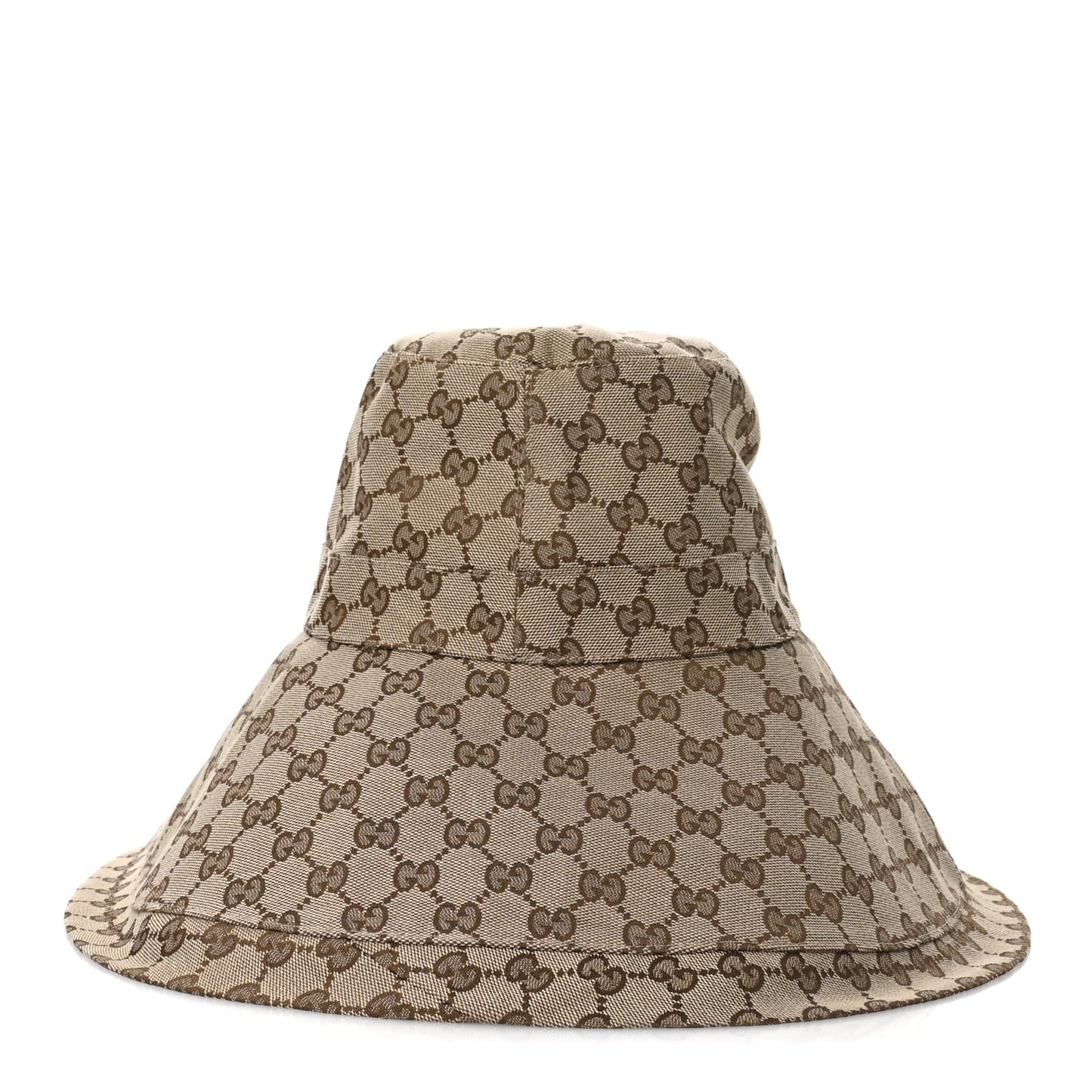 Monogram Wide Brim Hat S 56 Beige