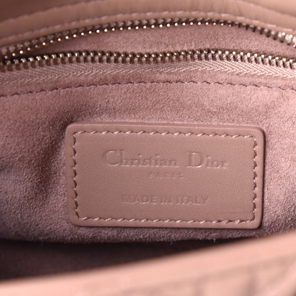 Christian Dior Ultra Matte Calfskin Cannage Mini Lady Dior Light Beige 7 of 11