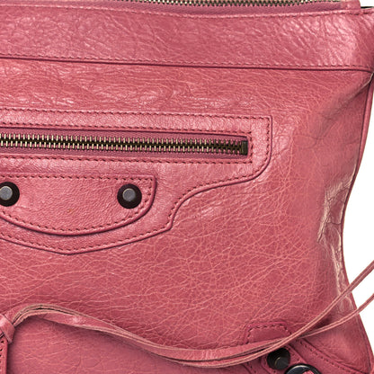 Balenciaga Agneau Classic Hardware Flat Handle Clutch Rose Bruyere 6 of 10