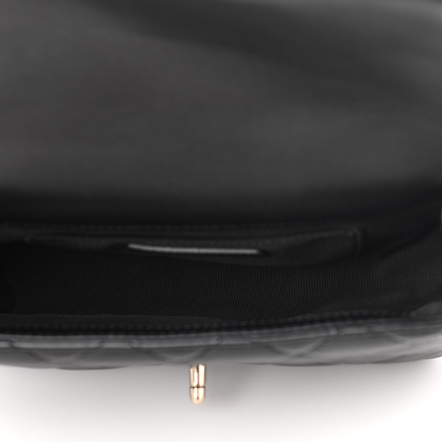 Lambskin Quilted Small My Precious Flap Black