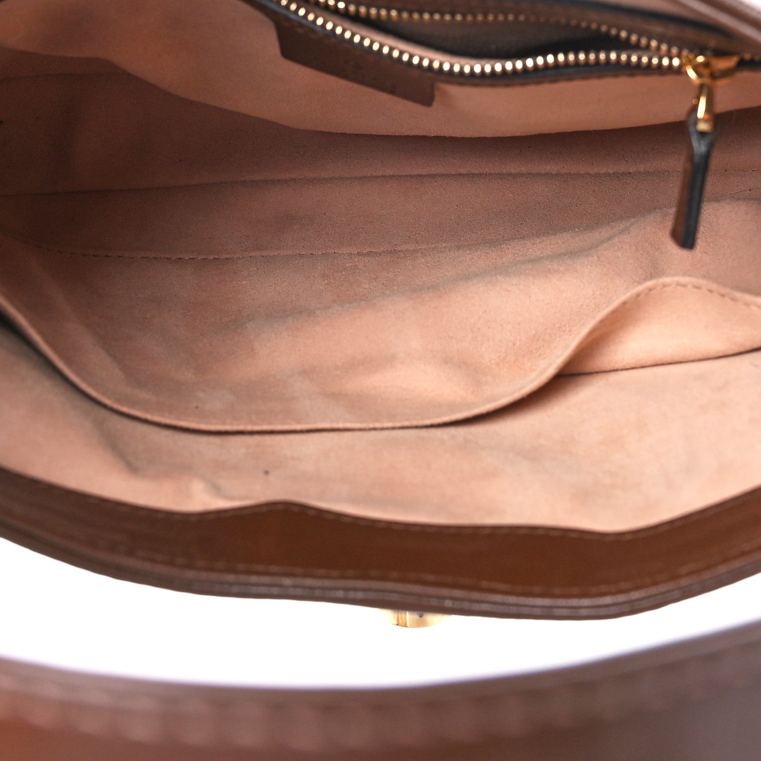 Gucci GG Supreme Monogram Azalea Calfskin Web Small Jackie 1961 Hobo Beige Ebony Brown Sugar 5 of 8