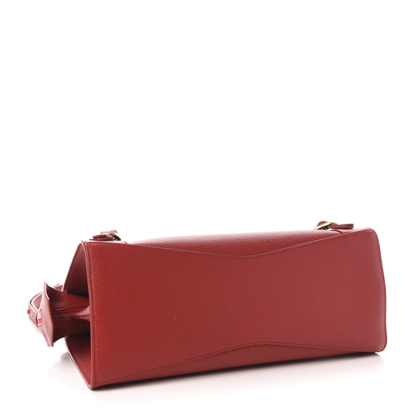 Grained Calfskin Neo Classic Gold Hardware S City Medium Red