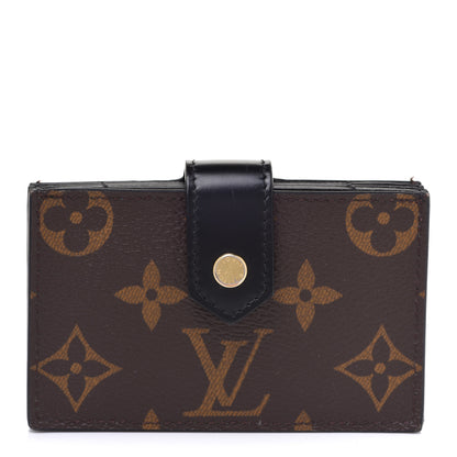 Louis Vuitton Monogram Gusset Card Holder Black 1 of 6