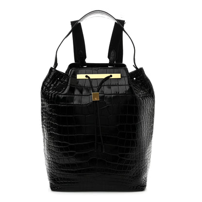 The Row Alligator Backpack Black 1 of 8