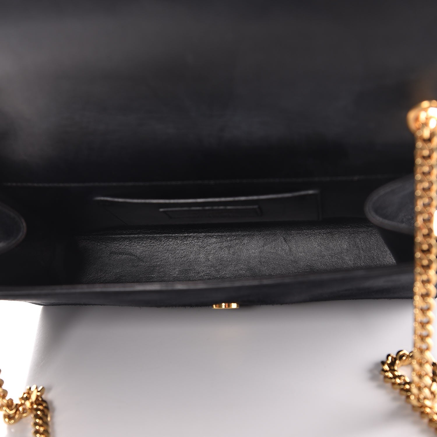 Saint Laurent Suede Medium Classic Monogram Kate Tassel Satchel Black 5 of 9