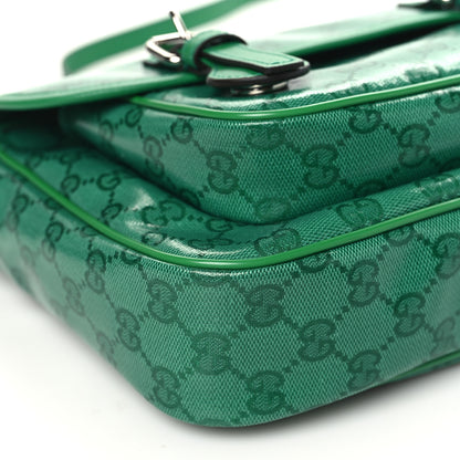 Gucci Monogram GG Childrens Messenger Bag Green 9 of 10