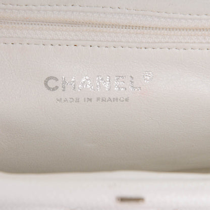 Chanel Caviar Quilted Timeless Clutch White 6 of 8