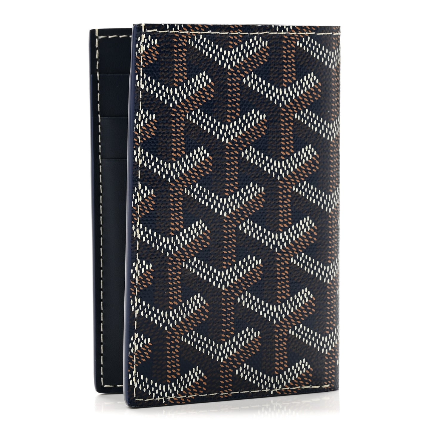 Goyardine Saint Pierre Card Holder Navy