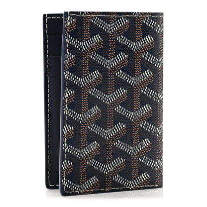Goyard Goyardine Saint Pierre Card Holder Navy 3 of 7