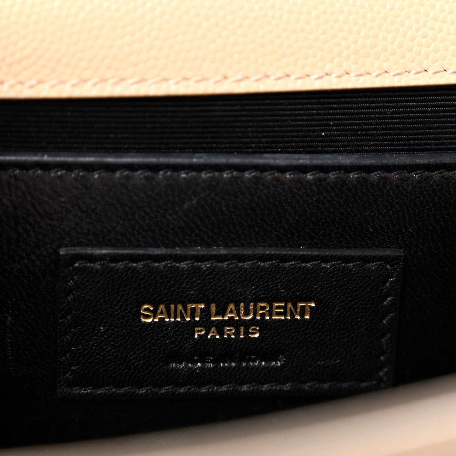 Saint Laurent Grain De Poudre Medium Monogram Kate Satchel Nude Powder 6 of 13