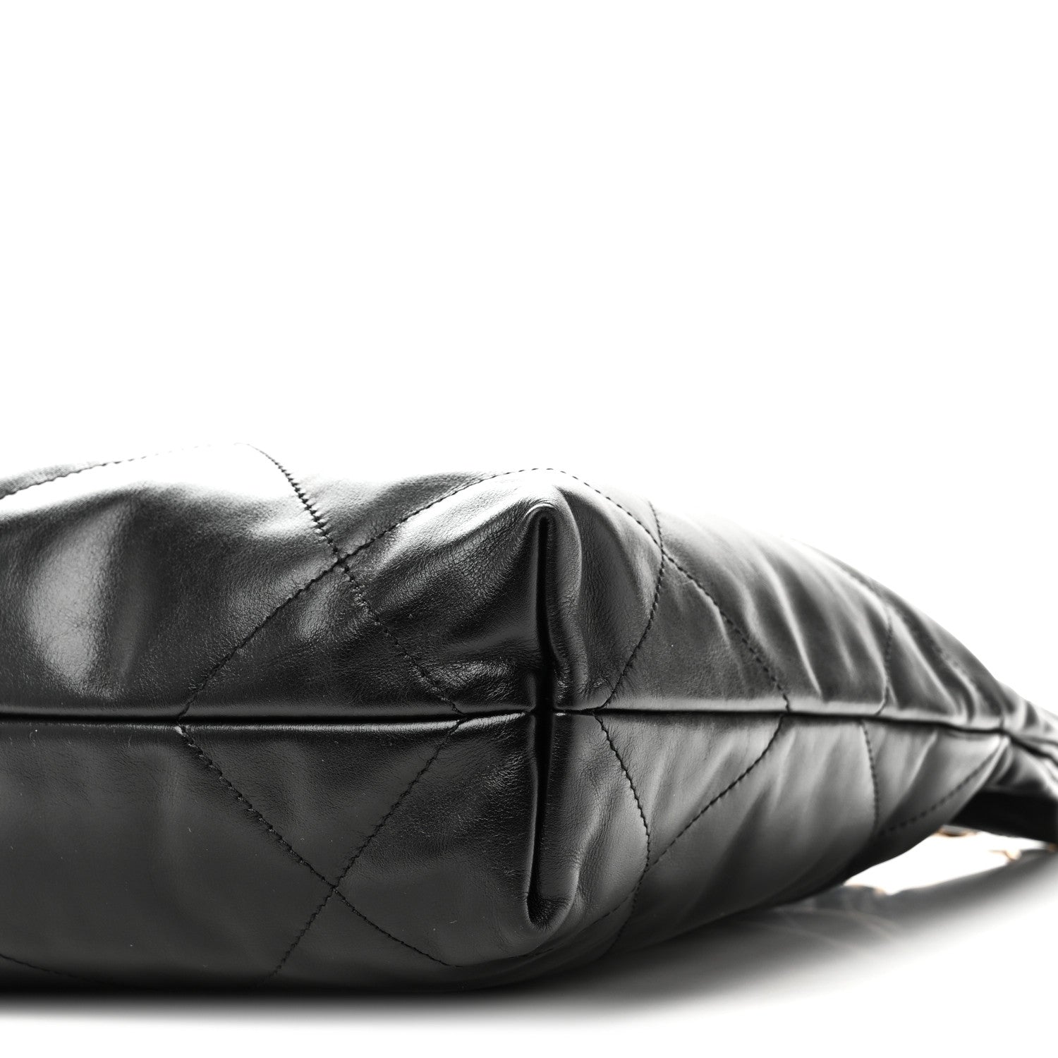 Chanel Shiny Calfskin Quilted Small Chanel 22 Black 10 of 11
