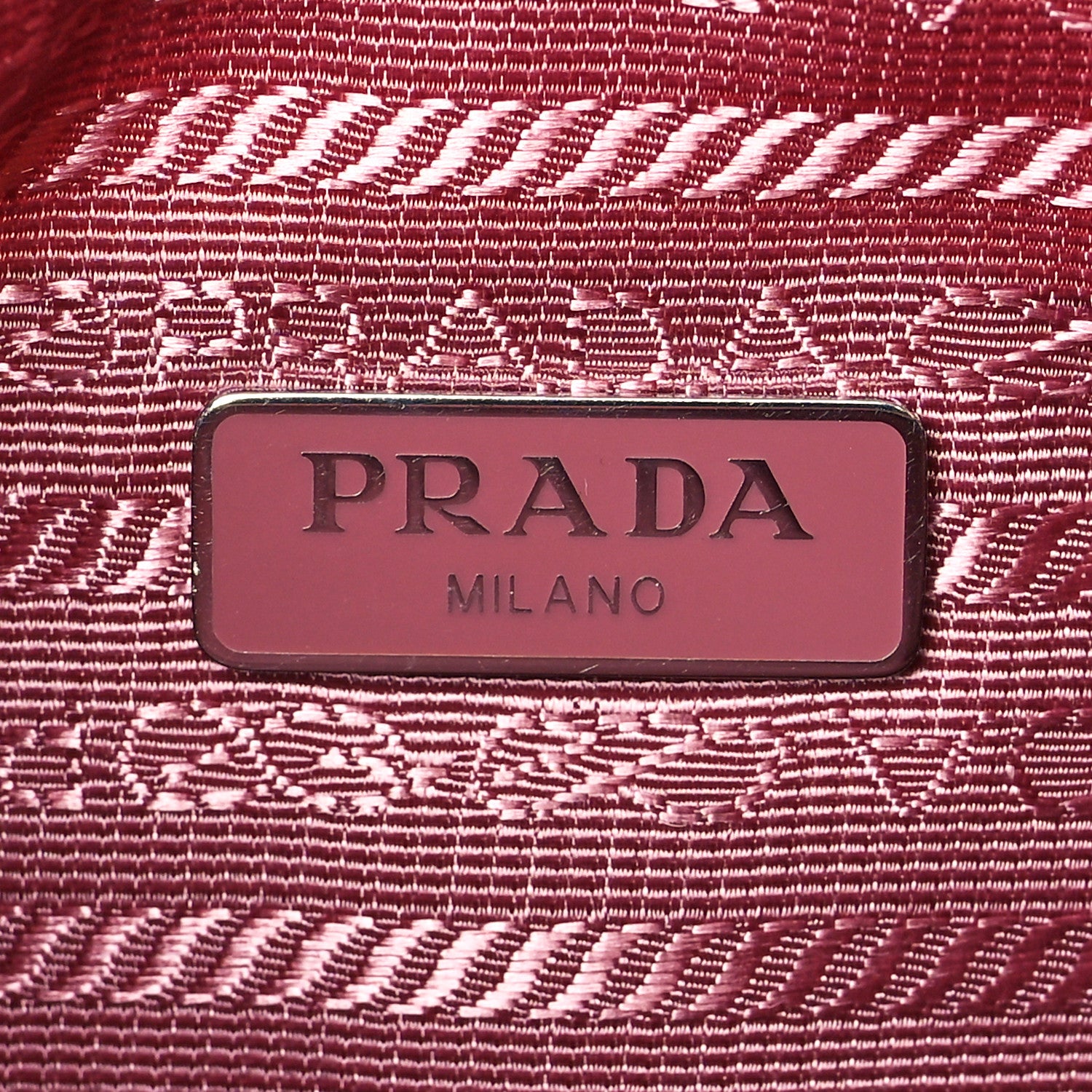 Prada Tessuto Nylon Saffiano Mini Re-Edition 2000 Bag Rosa 6 of 11