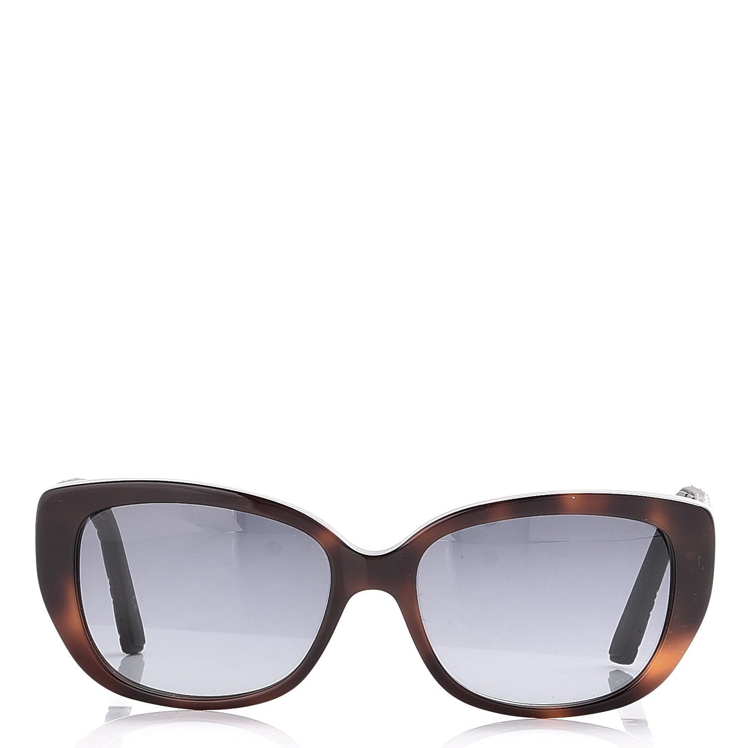 Christian Dior Lambskin Cannage Dior Lady 2R Sunglasses Havana Purple 2 of 8