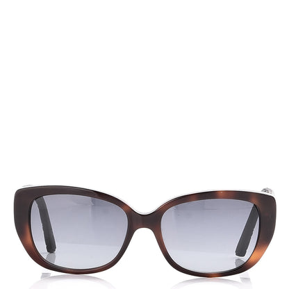 Christian Dior Lambskin Cannage Dior Lady 2R Sunglasses Havana Purple 2 of 8