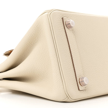 Hermes Togo Birkin 25 Craie 9 of 11