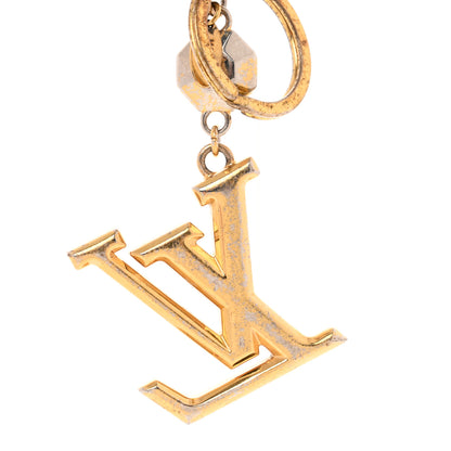 Louis Vuitton LV Facettes Bag Charm Key Holder Gold 6 of 6