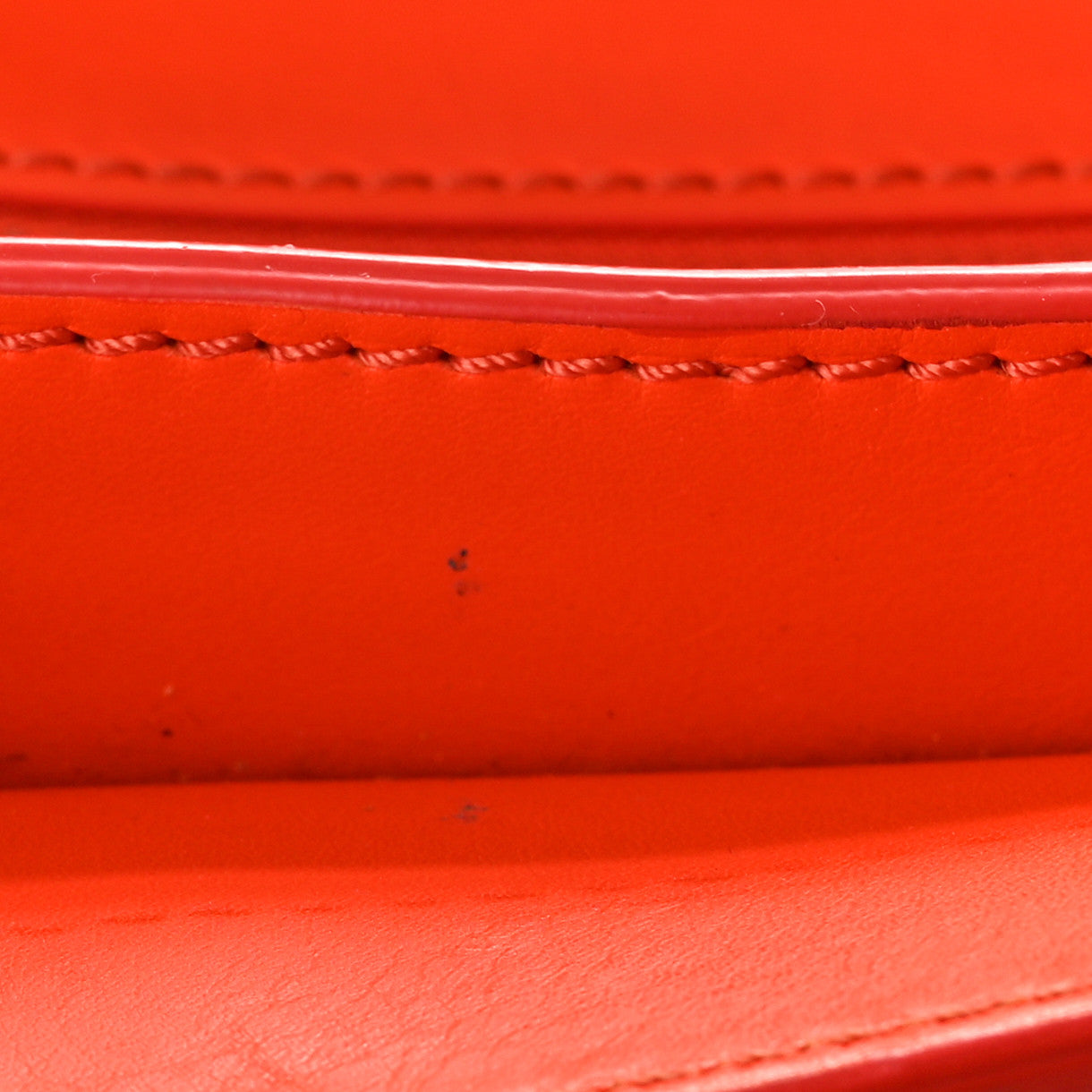 Smooth Calfskin Mini Luggage Orange