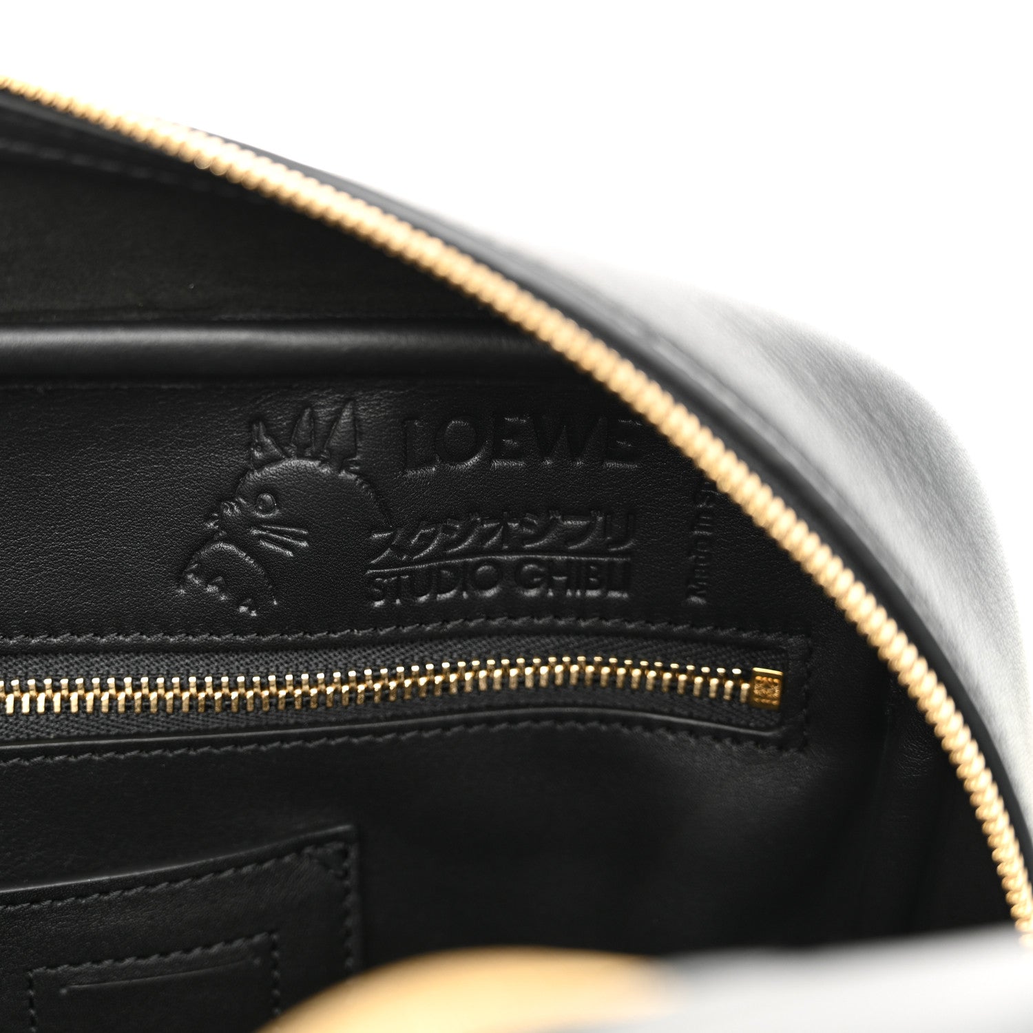 Loewe X HOWLS MOVING CASTLE Calfskin Amazona 28 Black 6 of 10