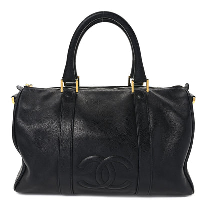 Chanel Caviar Timeless CC Boston Black 1 of 11