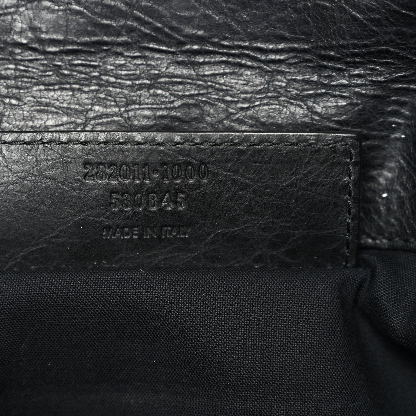 Agneau Giant 12 Silver Hardware Envelope Clutch Black