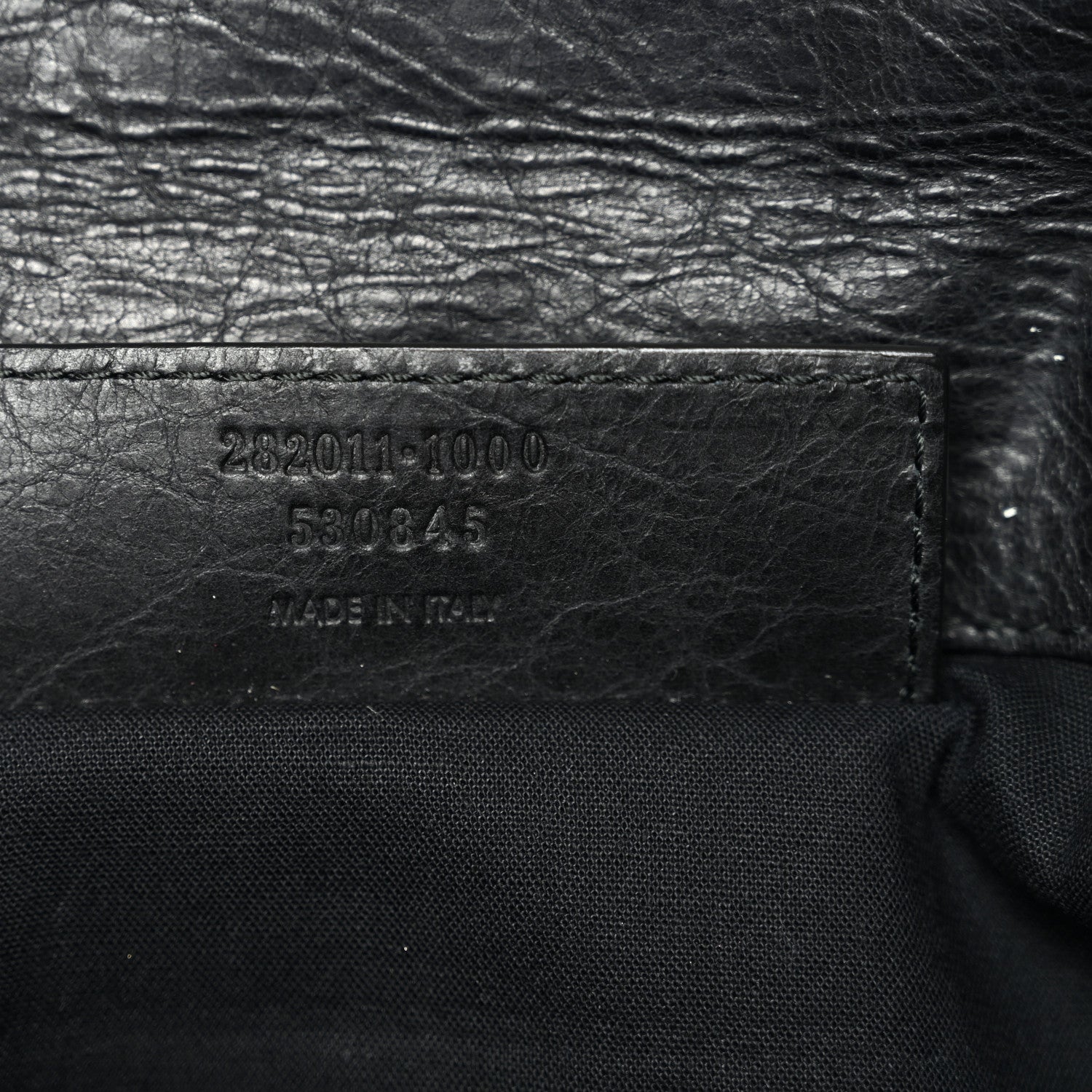 Balenciaga Agneau Giant 12 Silver Hardware Envelope Clutch Black 8 of 10