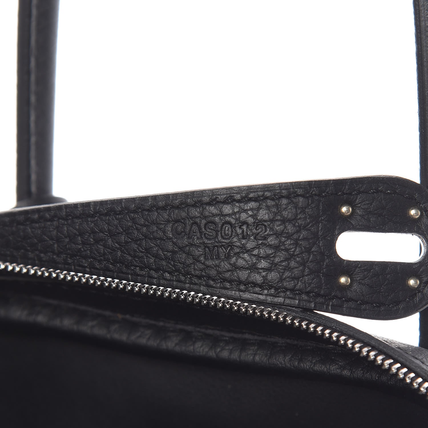 Hermes Taurillon Clemence Lindy 26 Black 9 of 11
