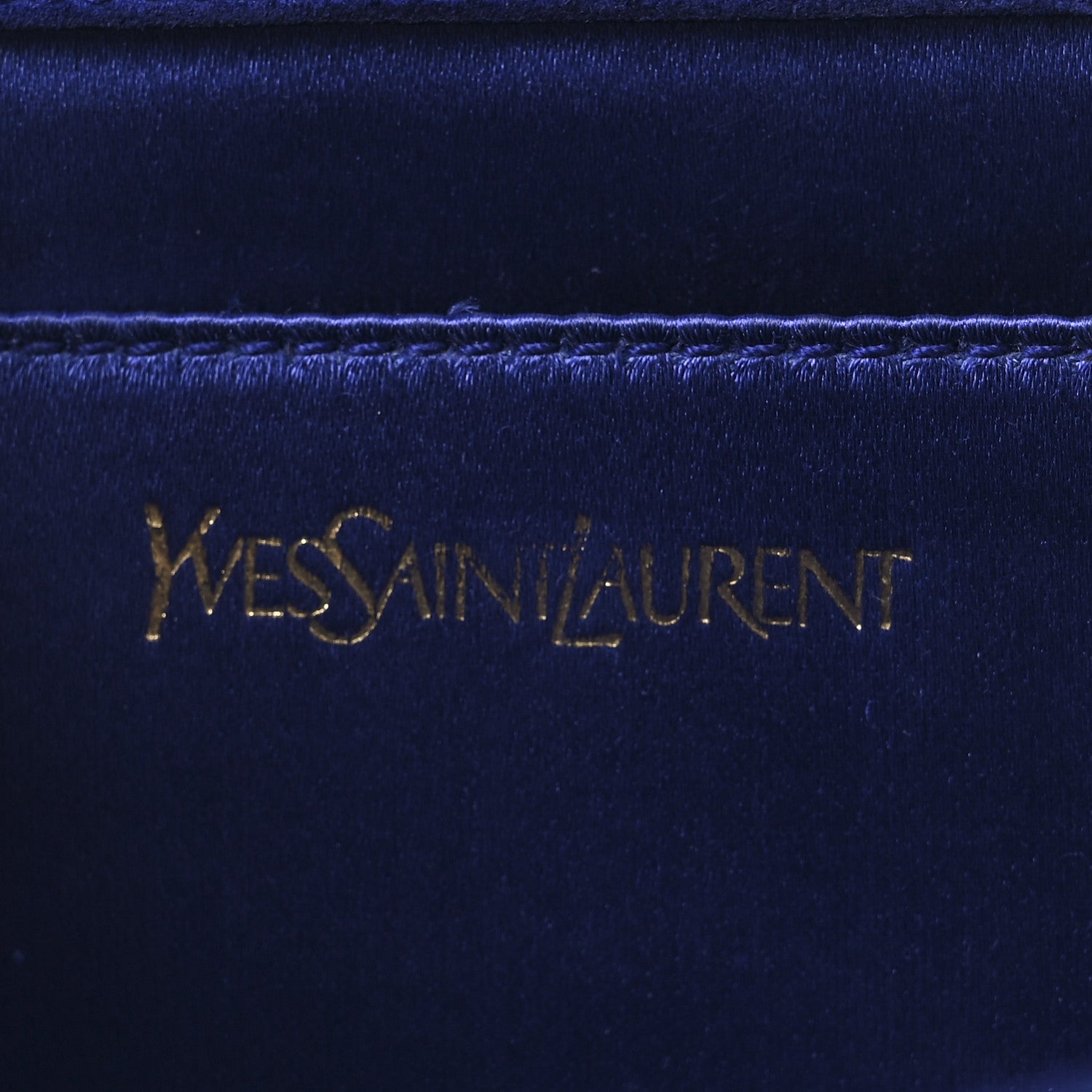 Saint Laurent Patent Calfskin Monogram Large Belle De Jour Clutch Royal Blue 6 of 12
