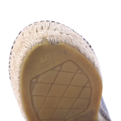 Chanel Lambskin CC Espadrilles 40 Black 9 of 11