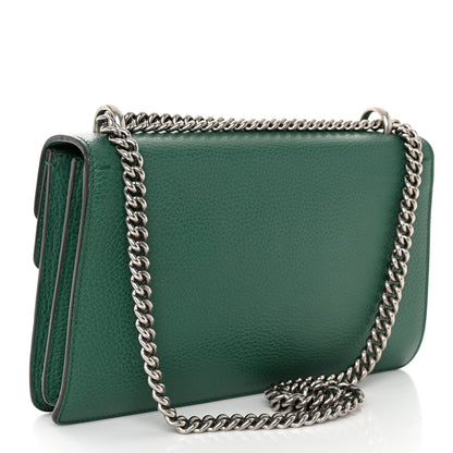 Gucci Pebbled Calfskin Small Dionysus Shoulder Bag Emerald 3 of 10