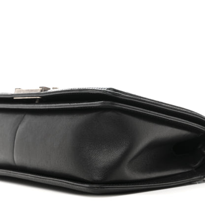 Chanel Lambskin Quilted Medium Boy Flap Black 10 of 13