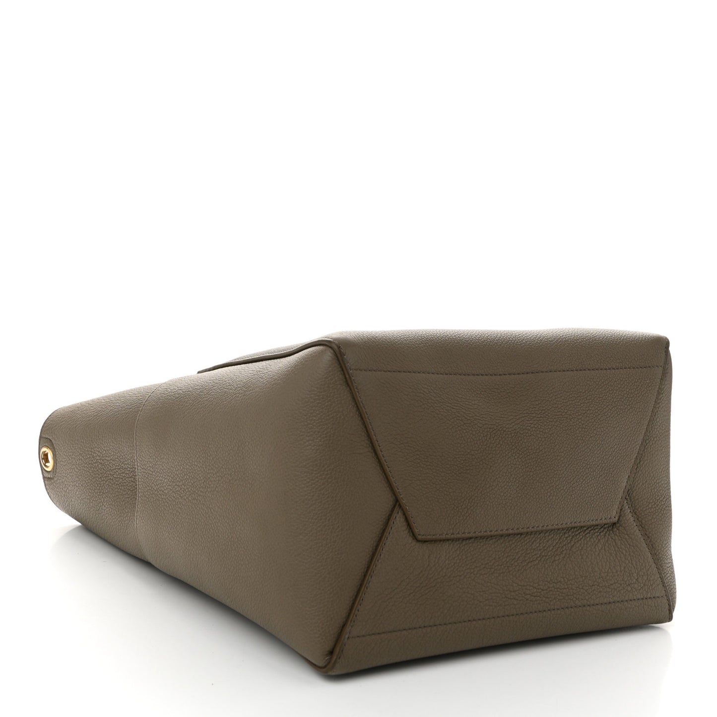 Natural Calfskin Seau Sangle Bucket Bag Dune