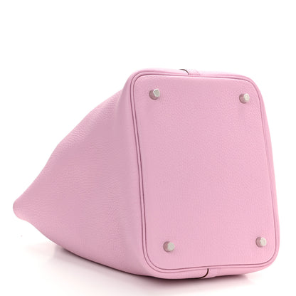 Hermes Taurillon Clemence Picotin Lock 22 MM Mauve Sylvestre 4 of 10