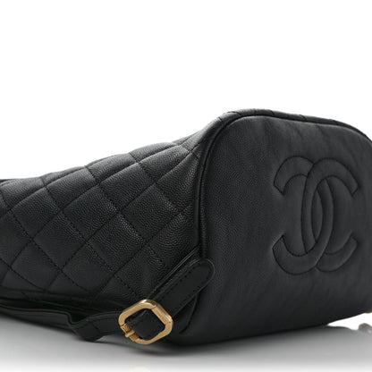 Chanel Caviar Quilted Filigree Backpack Black 8 of 10