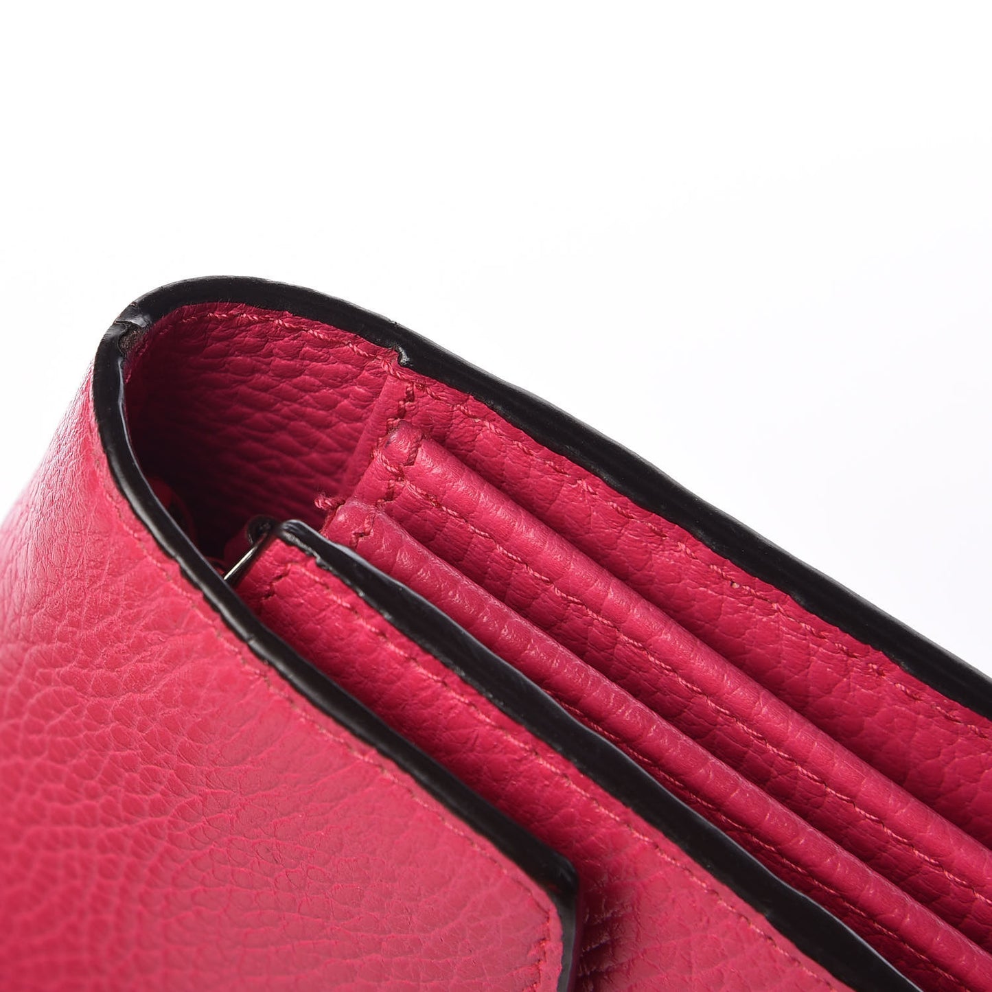 Dollar Calfskin Crystal Mini Dionysus Chain Wallet Box Pink